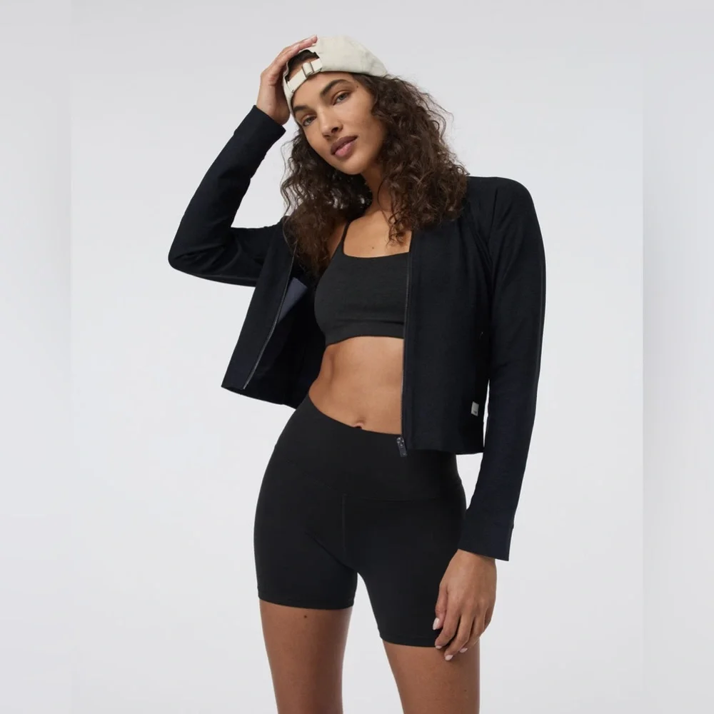 NWT Vuori Elevation Track Jacket‎ Black Medium